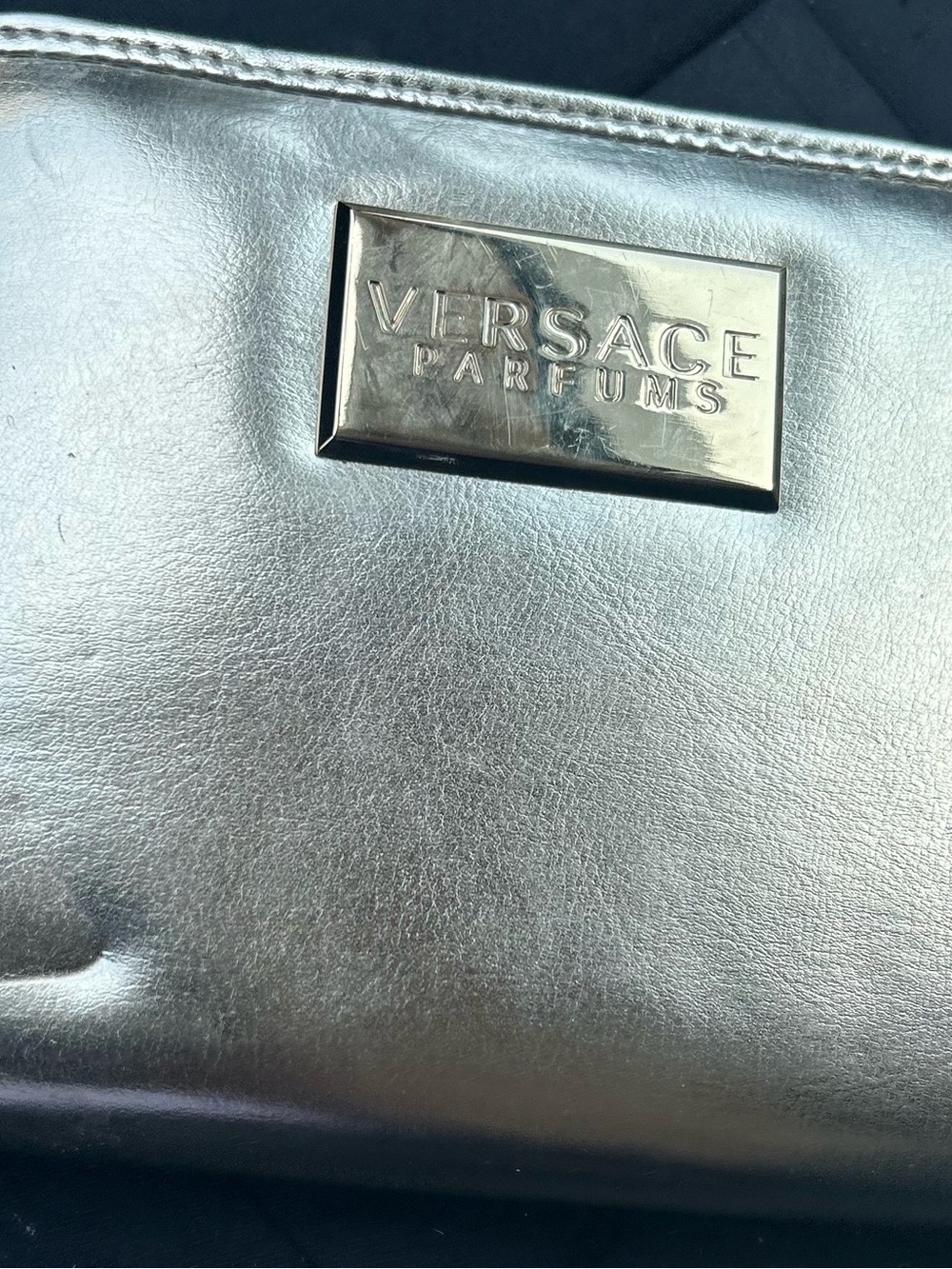 Versace Metallic Silvery gold wallet